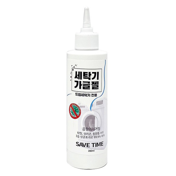 세이브타임 세탁기 가글젤, 200ml, 1개