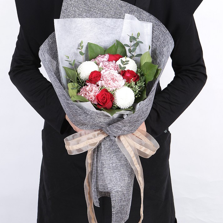 생화 RedLove 꽃다발, 혼합색상