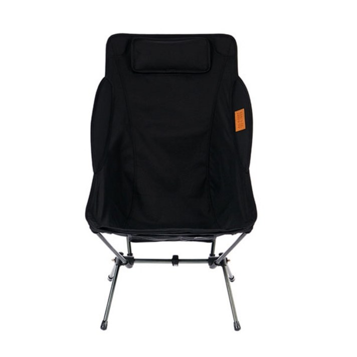마운트리버 투스텝 와이드 캠핑의자, Black, 1개
