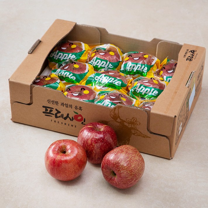 프레샤인 GAP 인증 당도선별 CA저장 충주 세척사과, 2kg, 1박스