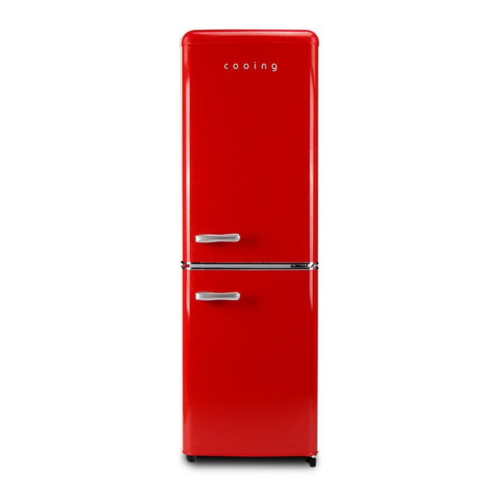 쿠잉 레트로 콤비냉장고 REF-C153R 151L 방문설치