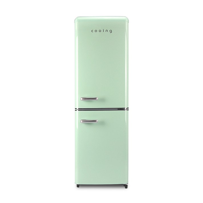 쿠잉 레트로 콤비냉장고 REF-C153S 151L 방문설치