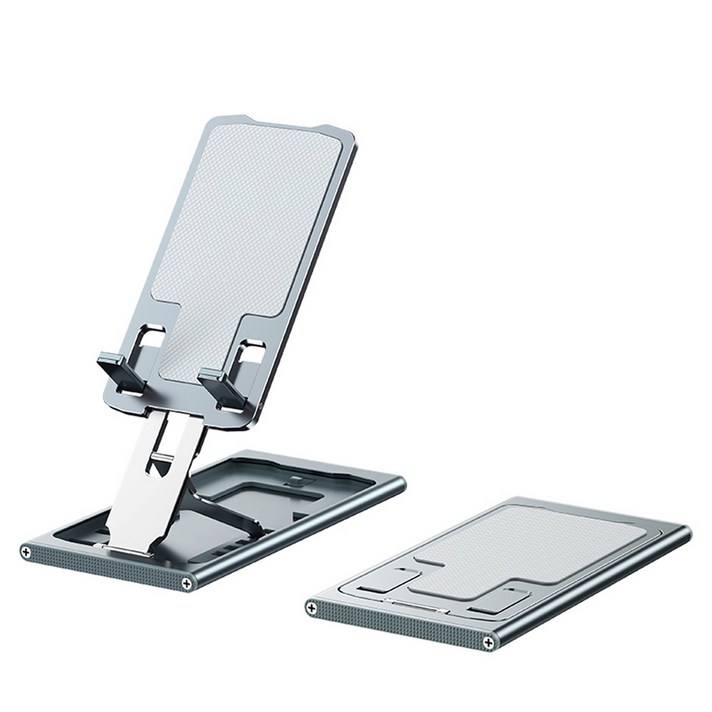 apin 휴대용 스마트폰 태블릿 MF 스탠드 거치대, 그레이, 1개, 단일상품