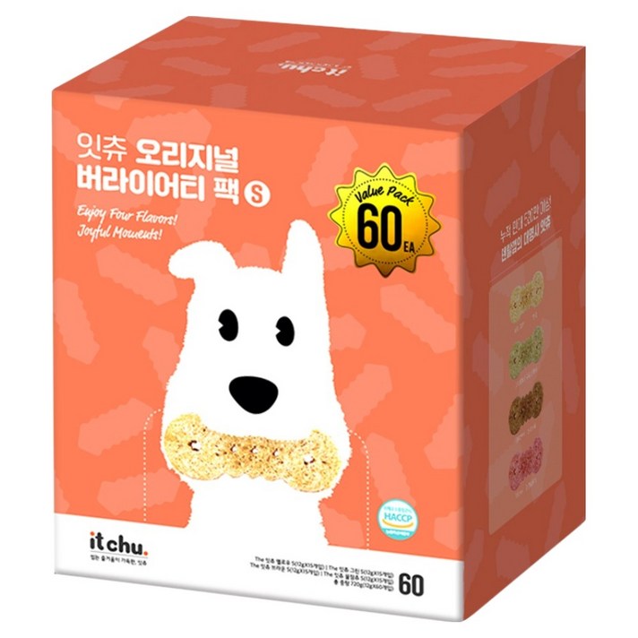 잇츄 강아지 오리지널 버라이어티 팩 덴탈껌 S 4종 x 15p