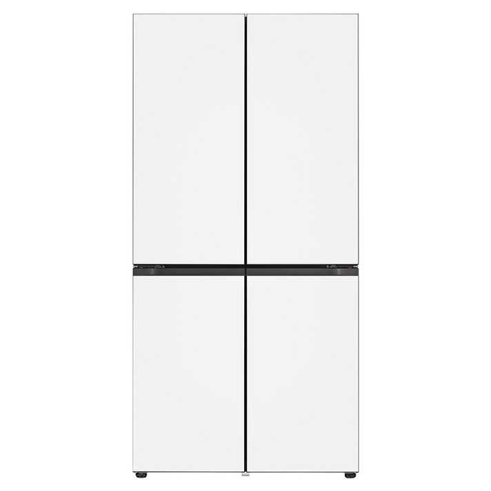 색상선택형 LG전자 디오스 오브제컬렉션 613L 상냉장 하냉동 메탈 4도어 냉장고 Fit  Max 방문설치