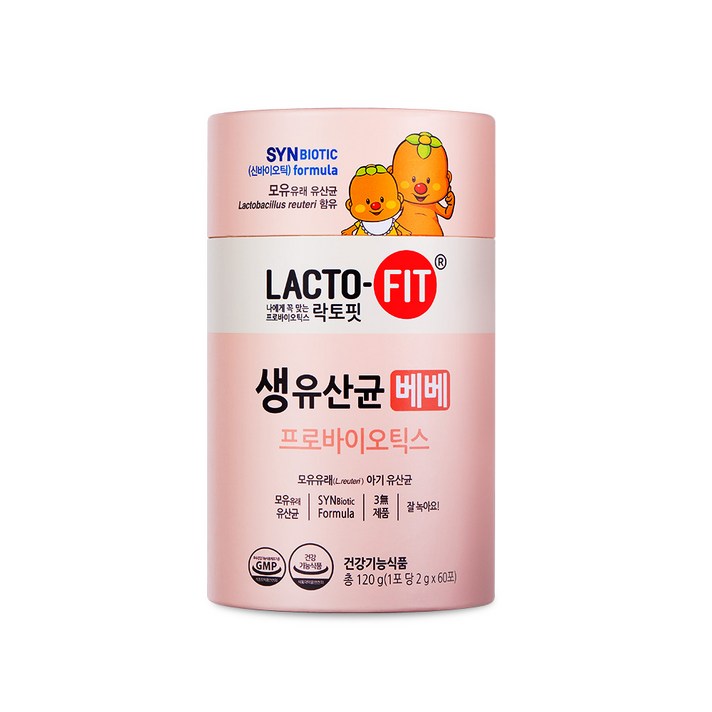 락토핏 생유산균 베베 60포, 120g, 1개