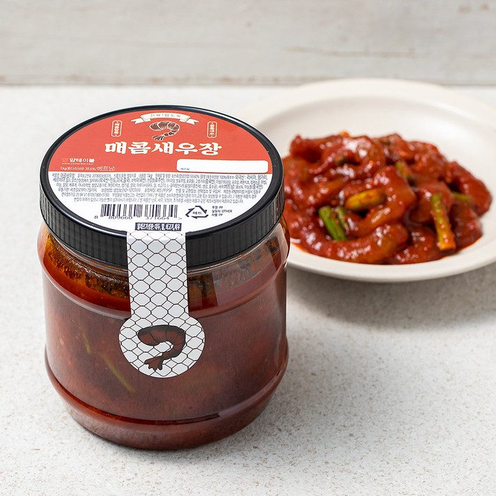얌테이블 매콤 새우장, 1kg, 1통