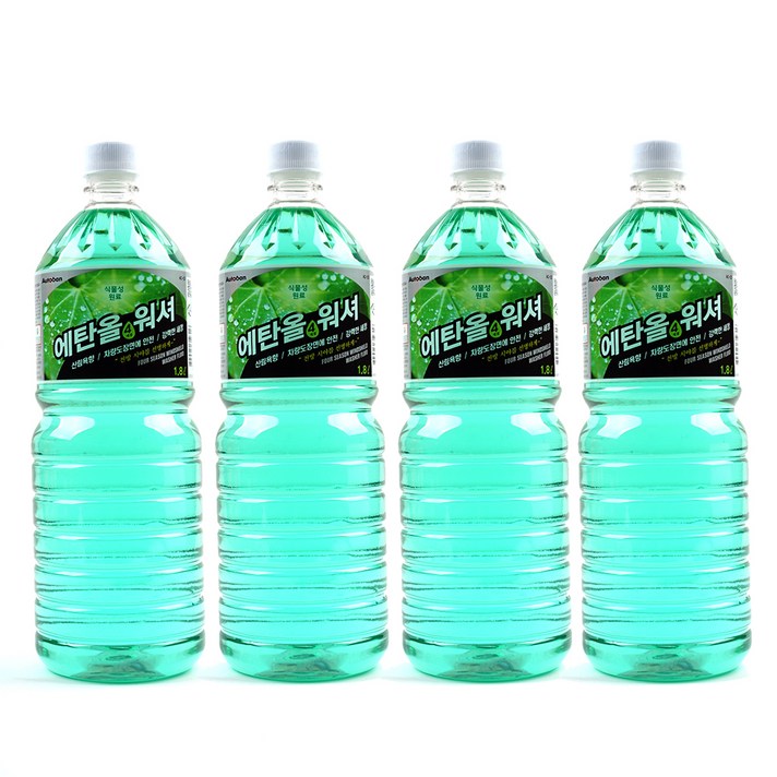오토반 에탄올 워셔액, 1.8L, 4개