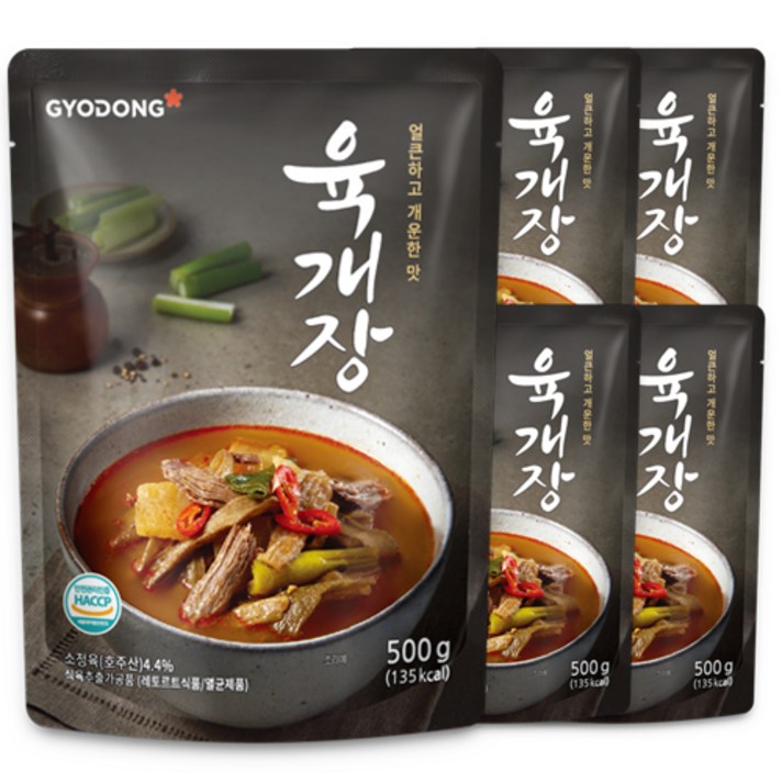 교동 육개장, 500g, 5개입