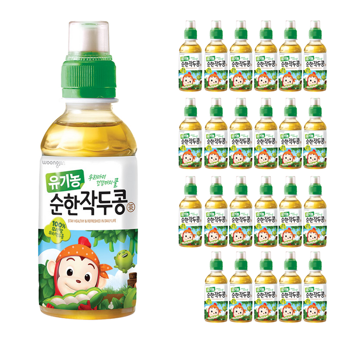 웅진 유기농 순한작두콩, 200ml, 24개