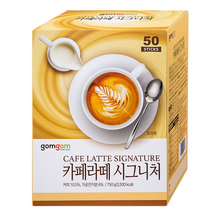 곰곰 달지않은 카페라떼 시그니처, 15g, 50개입