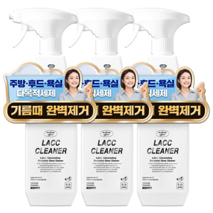 무로 락클리너 다목적세제, 750ml, 3개