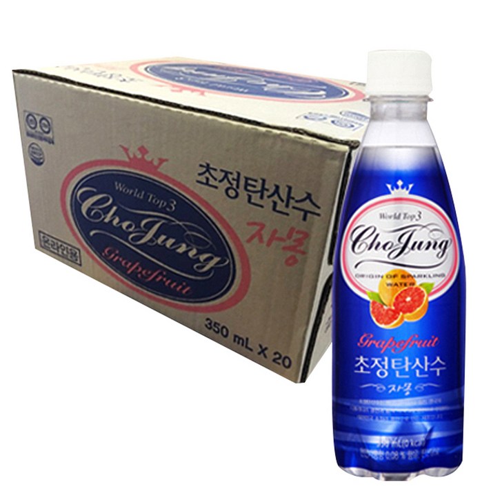 일화 초정탄산수 자몽, 350ml, 20개