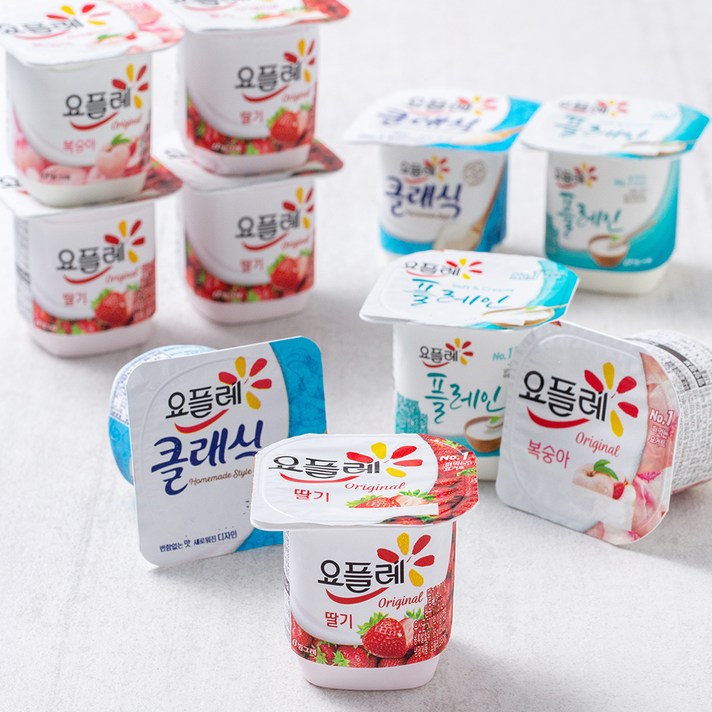 요플레 요거트 10개입 세트, 1세트