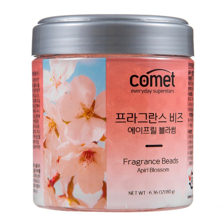 코멧 프라그란스비즈 차량용 방향제, 에이프릴 블라썸, 1개