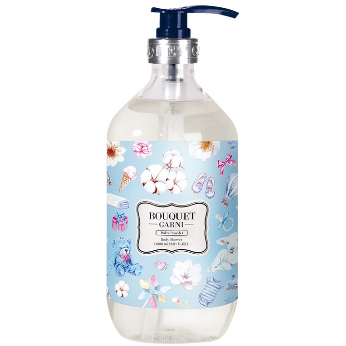 부케가르니 바디워시 베이비파우더, 1000ml, 1개