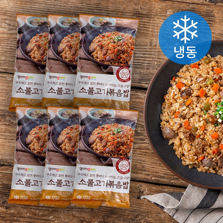 곰곰 소불고기볶음밥 (냉동), 300g, 6개