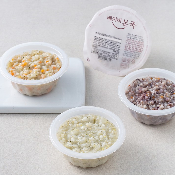 베이비본죽 후기 D세트 180g x 4팩, 1세트