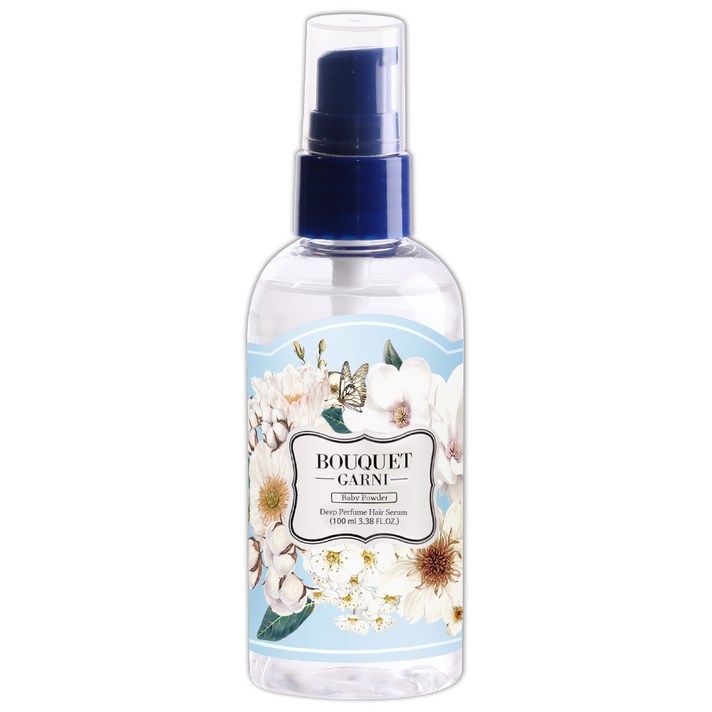 부케가르니 딥퍼퓸 헤어세럼 베이비파우더, 100ml, 1개