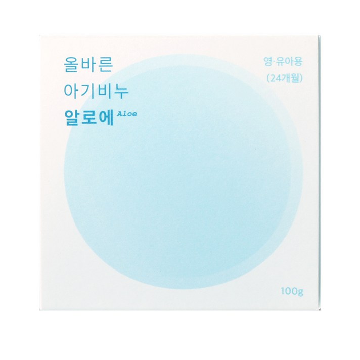 동구밭 올바른 Baby Wash All-in-One 알로에 약산성 유아 비누, 100g, 1개