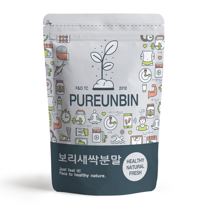 푸른빈 새싹보리분말 가루, 500g, 1개