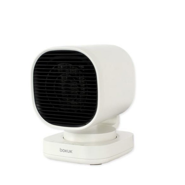 보국전자 2단 미니 PTC 온풍기, BKH-1083PW, 화이트