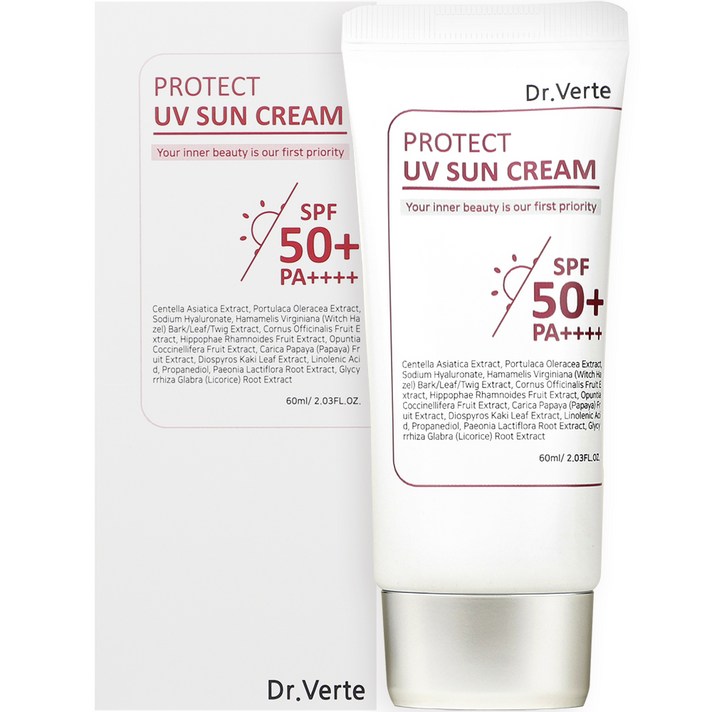 닥터벌트 프로텍트 유브이 선크림 SPF50+ PA++++, 60ml, 1개