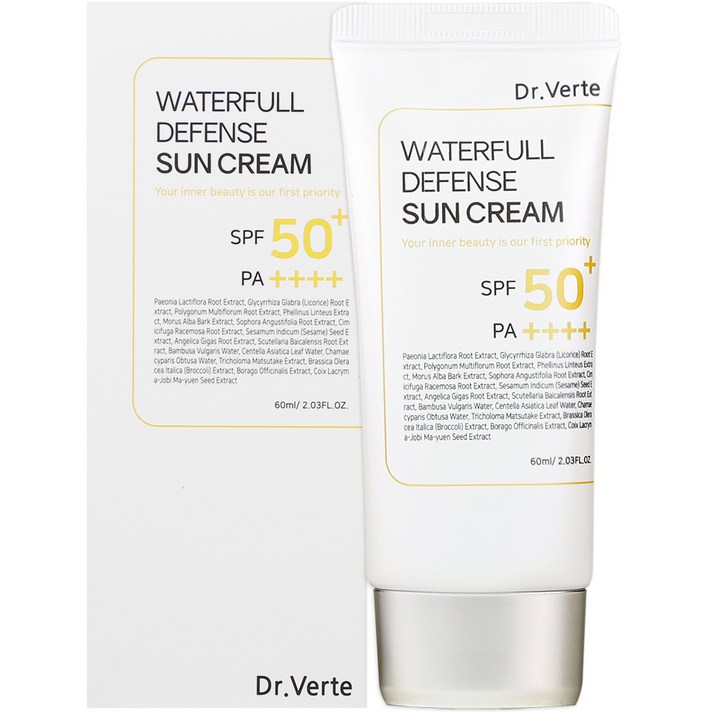 닥터벌트 워터풀 디펜스 선크림 SPF50+ PA++++, 60ml, 1개
