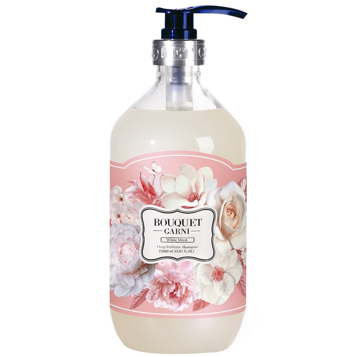 부케가르니 딥퍼퓸 샴푸 화이트머스크, 1000ml, 1개