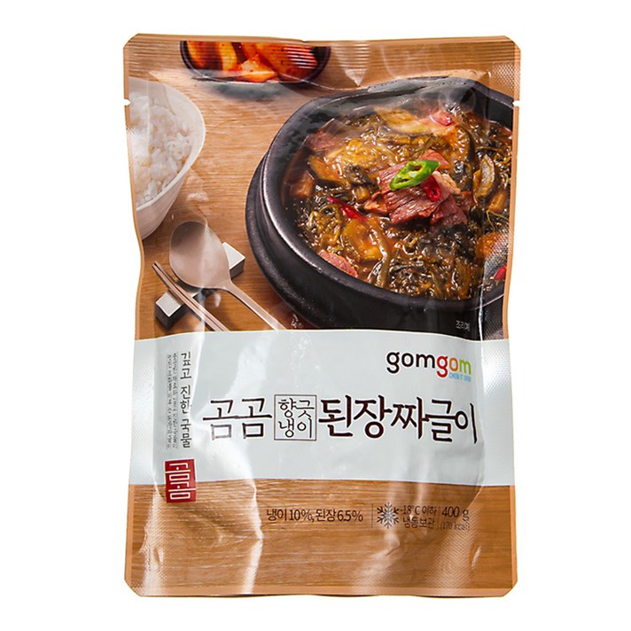 곰곰 향긋 냉이 된장짜글이 (냉동), 400g, 1팩