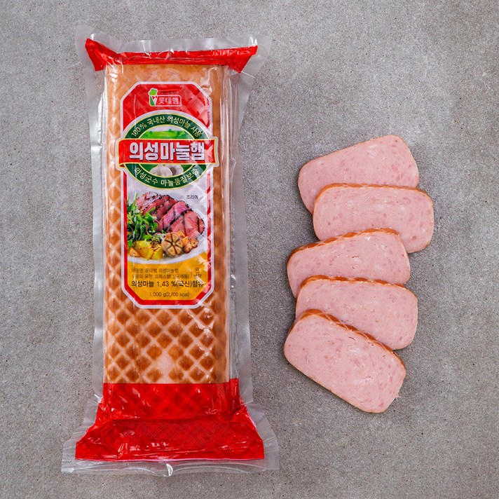 롯데푸드 의성마늘햄, 1000g, 1개