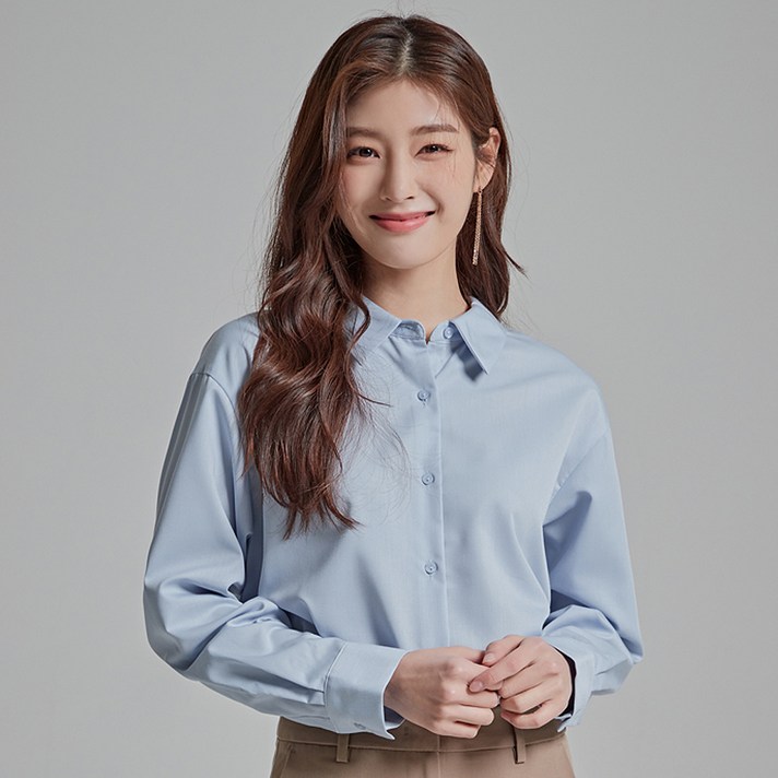 스파오 데일리지 레이온 베이직 셔츠