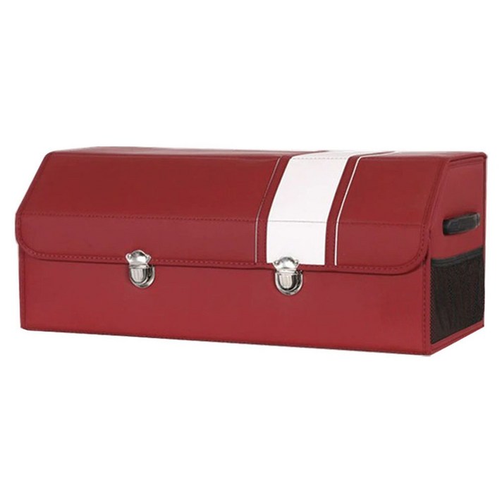 카에버 차량용 팬텀 꼼꼼한 측면 수납력 트렁크 정리함 전체 차량 호환, 버건디