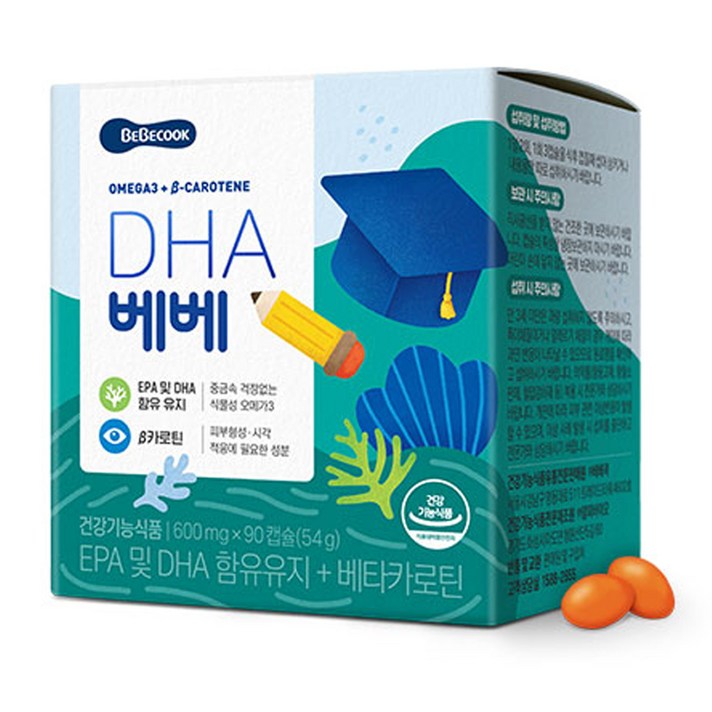 베베쿡 DHA 베베 아동 건강기능식품, 60정, 1개