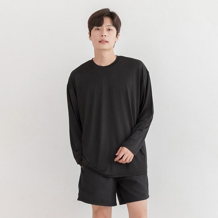 서울물산 남성용 루즈핏박시 래쉬가드 상하의 세트