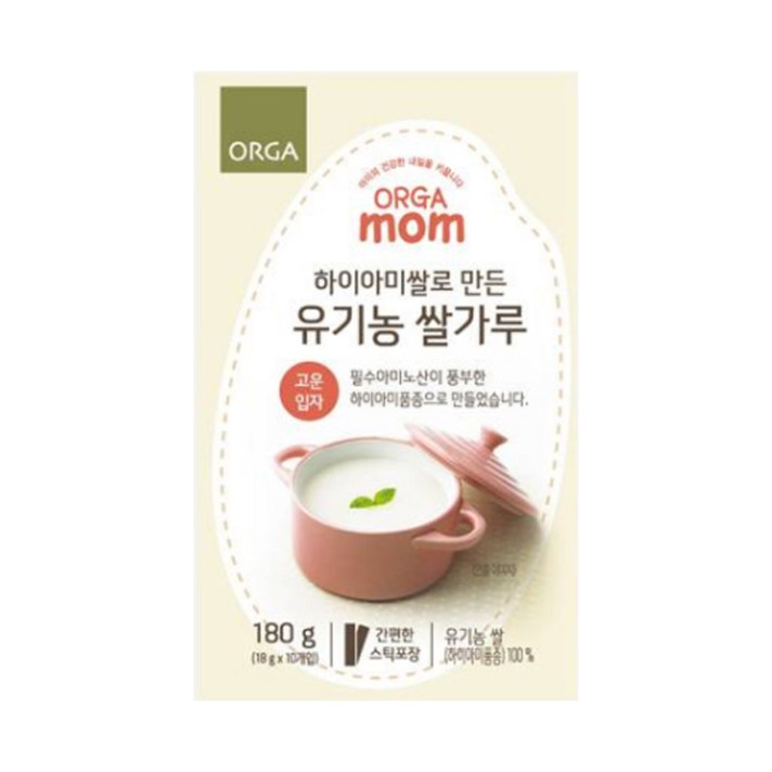 올가맘 하이아미쌀로 만든 유기농 쌀가루 고운입자, 1개