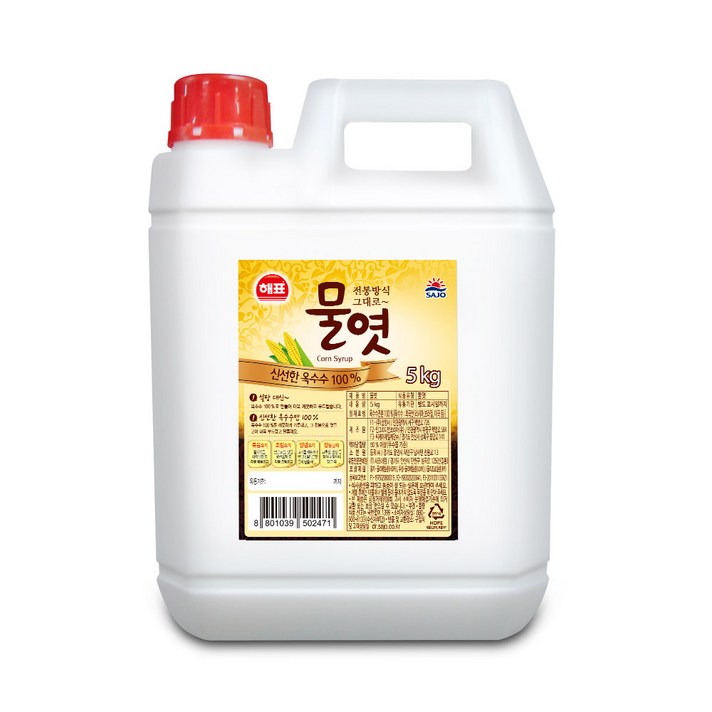 해표 물엿, 5kg, 1개