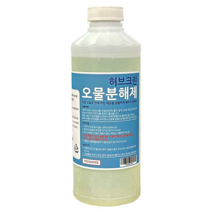 허브크린 오물분해제, 1L, 1개 허브크린 오물분해제, 1L, 1개