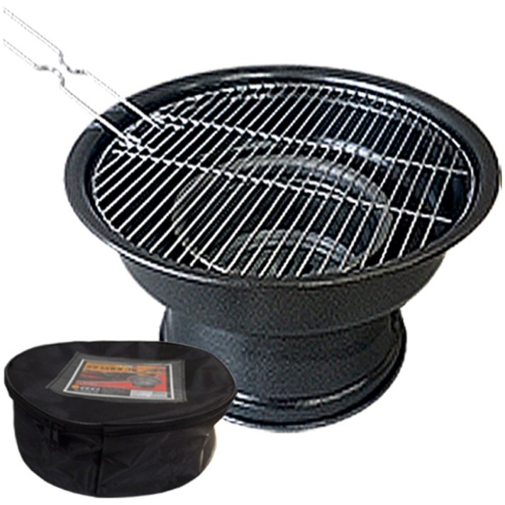 지피니 바비큐 원형그릴 + 가방, 1세트