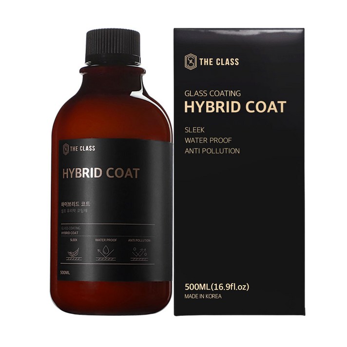 더클래스 하이브리드코트 유리막코팅제, 500ml, 1개