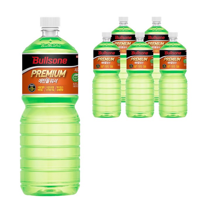 불스원 Rain OK 에탄올 워셔, 1.8L, 6개