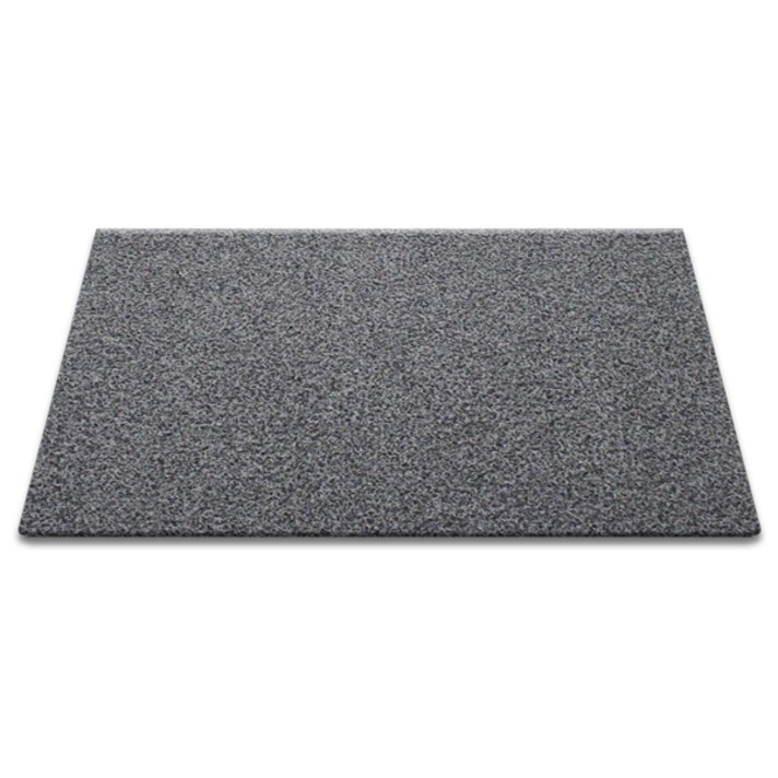 순수 코일 현관매트 90 x 60 cm 두께 12mm, 그레이 + 블랙