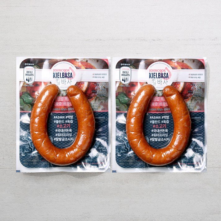 존쿡델리미트 킬바사 소시지, 270g, 2개