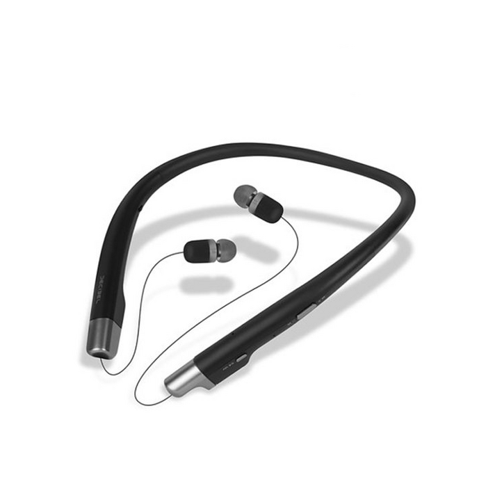 블루콤 데시벨 넥밴드 블루투스이어폰, BCS-700, BLACK