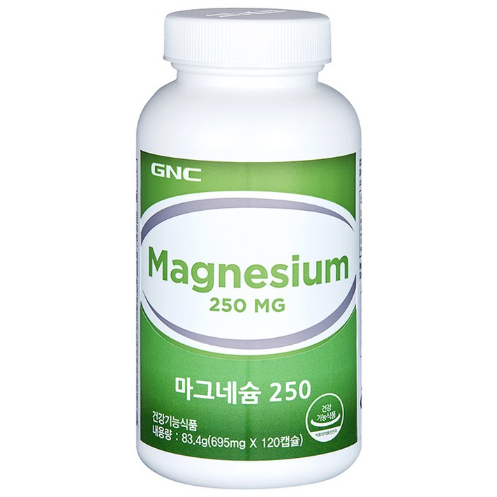 GNC 마그네슘 250, 120정, 1개