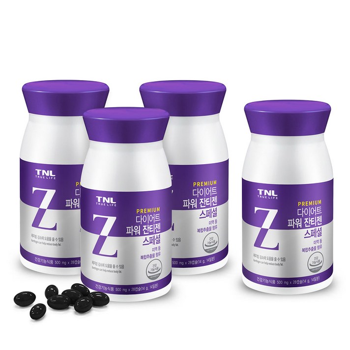 TNL 다이어트 파워 잔티젠 스페셜, 14g, 4개