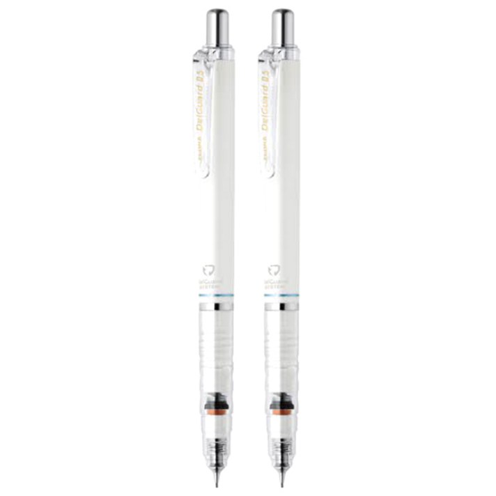 제브라 델가드 샤프펜슬 흰색, 0.5mm, 2개입