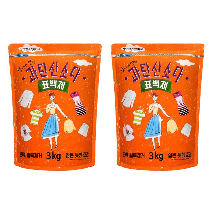 엄마의선택 과탄산소다 표백제, 3kg, 2개