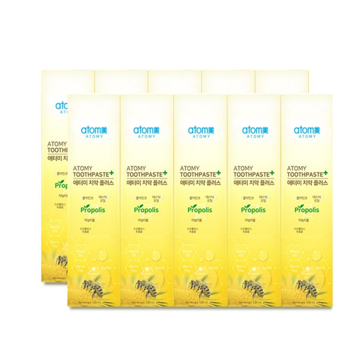 애터미 치약 플러스, 200g, 10개