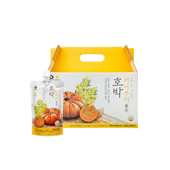 이너셋 허니부쉬 품은 호박즙, 100ml, 24개입